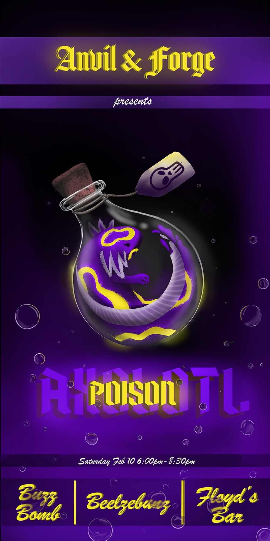 Anvil & Forge Event Poster
