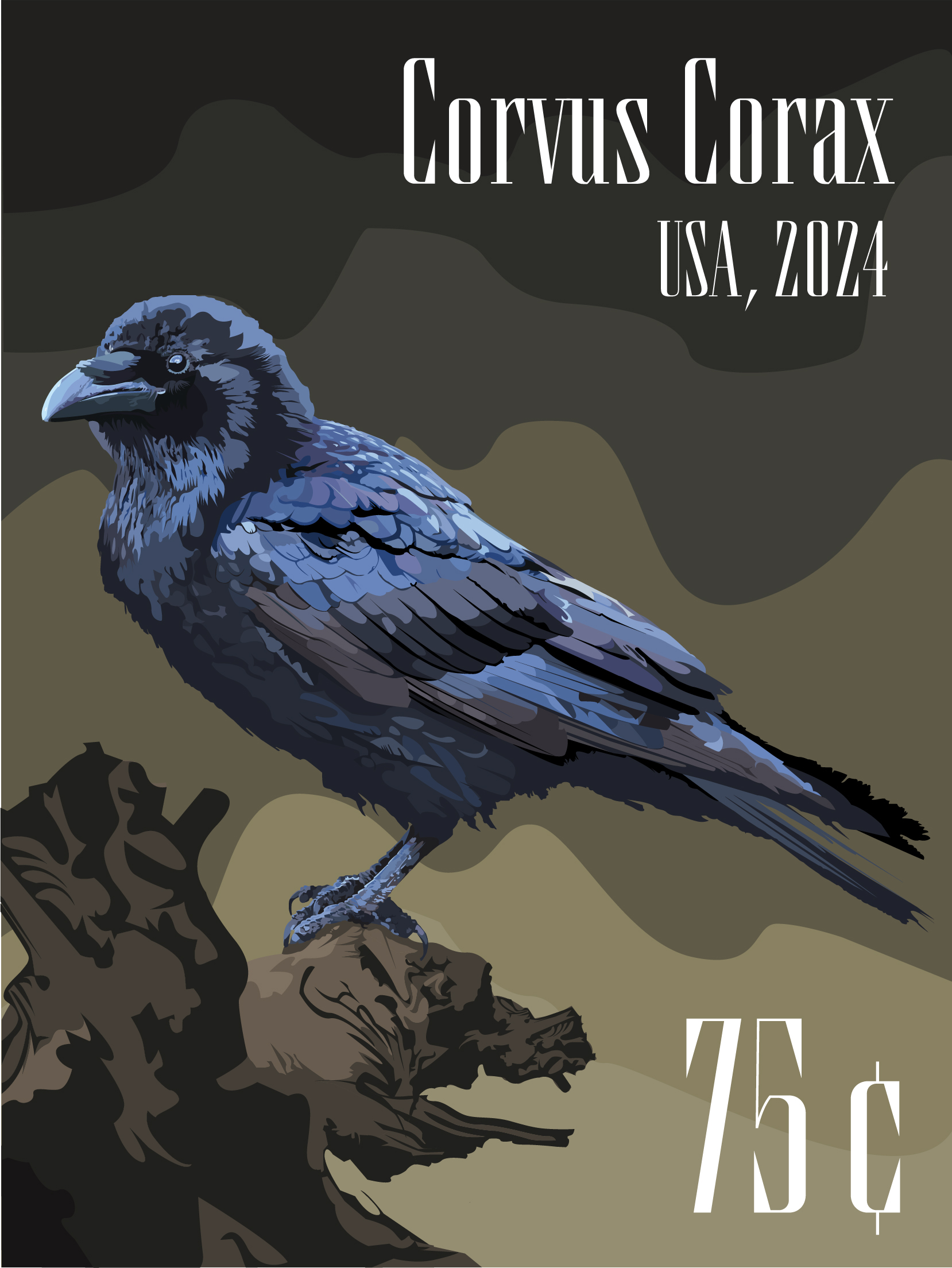 Raven Stamp